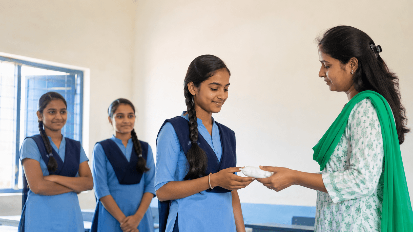 ₹46.68 કરોડની યોજના: Gujaratની સરકારી શાળાની 10 લાખથી વધુ દીકરીઓને દર મહિને મફત Sanitary Napkin